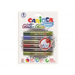 Lipici Glitter, lavabil, 6...